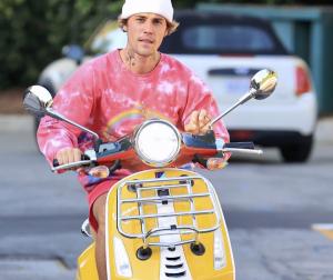 Justin Bieber-Vespa