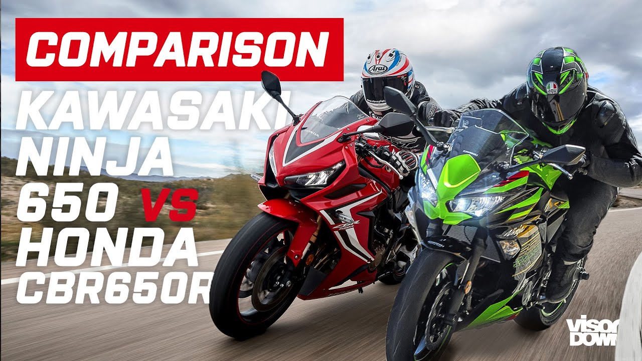 Face à face : Honda CBR650R vs Kawasaki Ninja 650