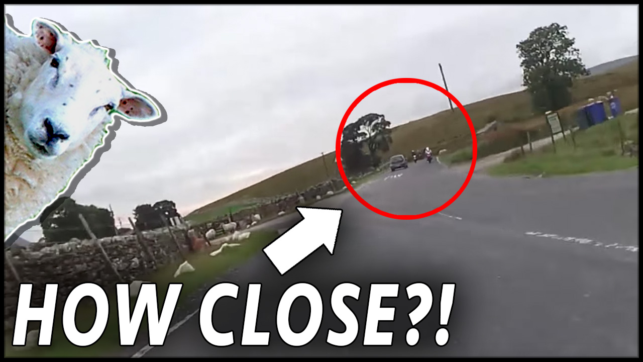 Le motard SHOCKING a failli manquer avec LAMBorgini