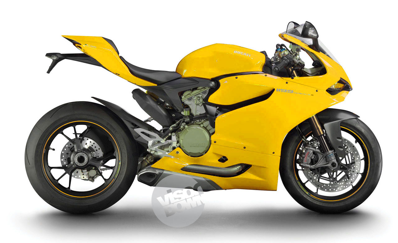 La 1199 Panigale de Ducati : colorée