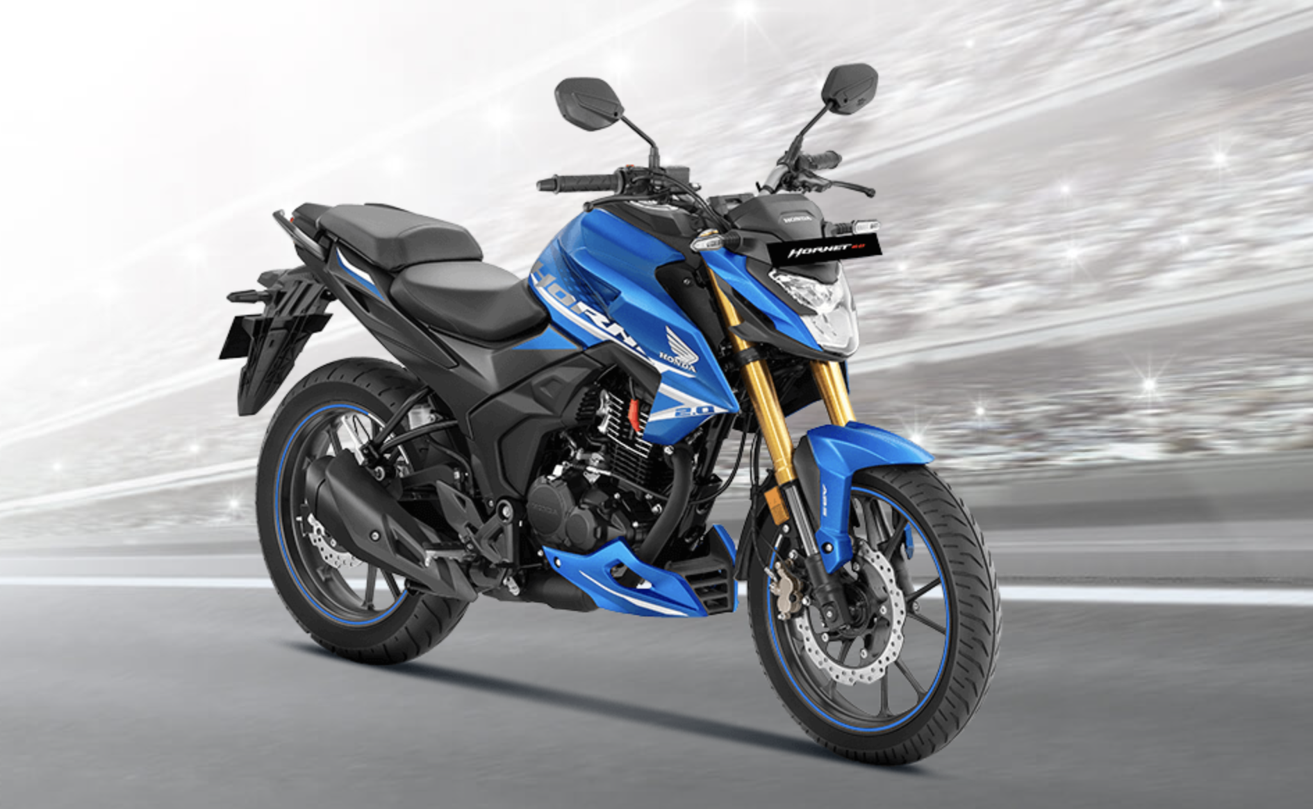 Pendant ce temps, en Inde, il y a une nouvelle Honda Hornet de 184 cm3