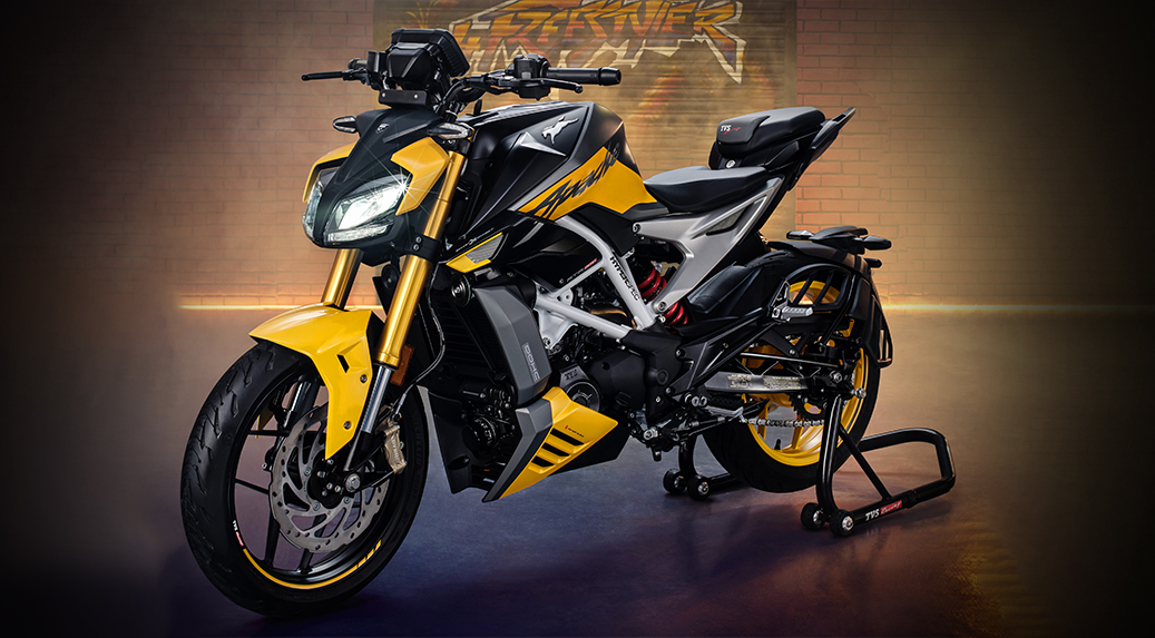 Le nouveau TVS Apache RTR 310 apporte l'électronique superbike à la classe 300