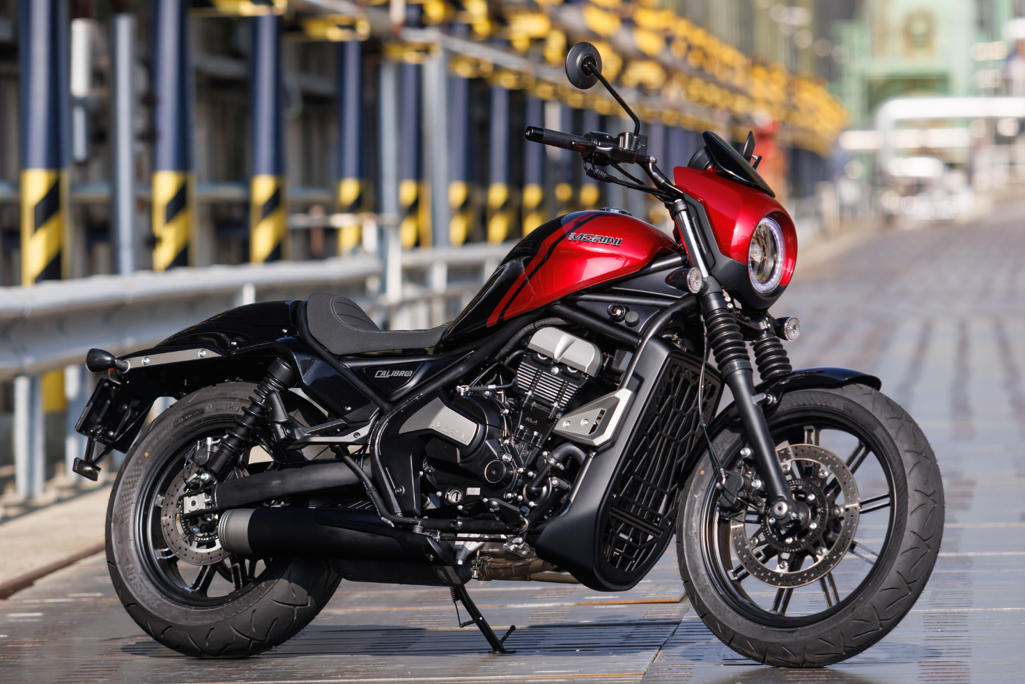 Le nouveau Moto Morini Calibro de 650 cm3 marque le retour de la marque italienne dans la catégorie des cruisers