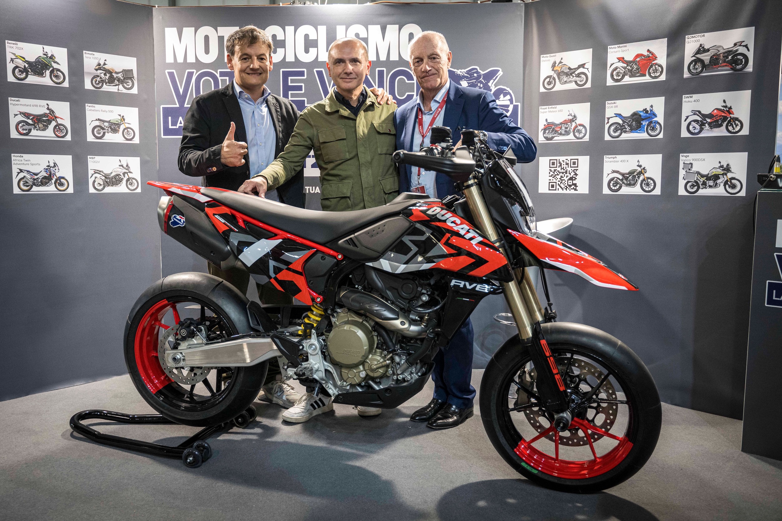 L'Hypermotard 698 Mono RVE élue « La plus belle moto » à l'EICMA