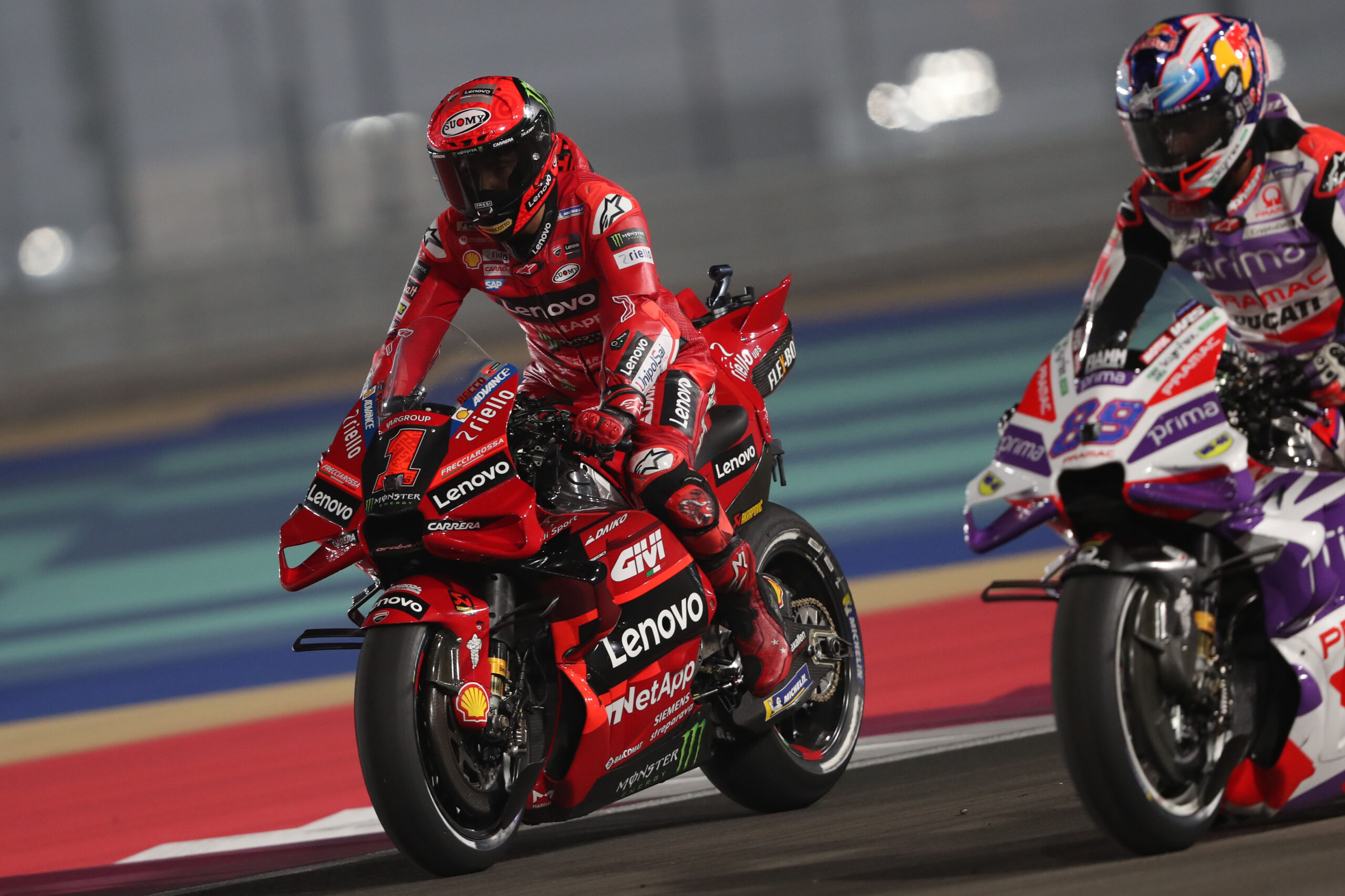 Résultats MotoGP Qatar, Sprint - Contrastés