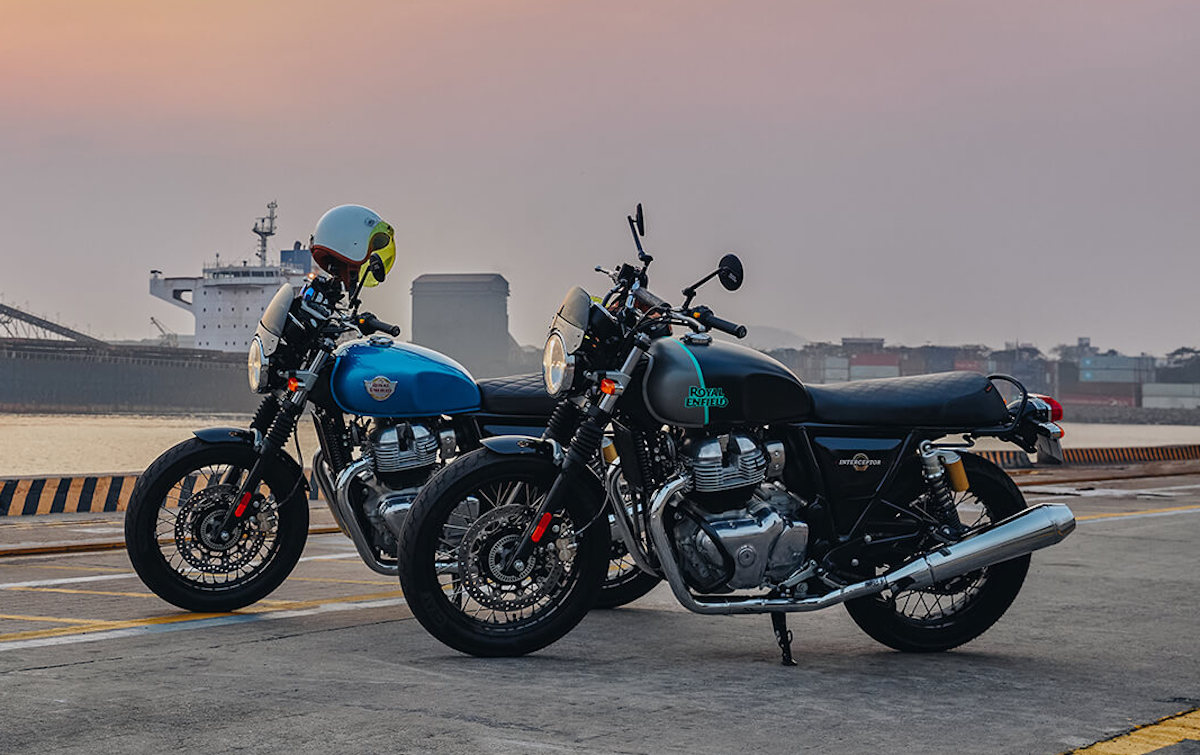 Nouveaux Royal Enfield Classic 650 et Scram 650 en route