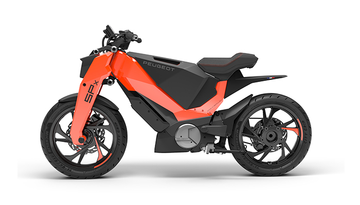 Le concept inhabituel de moto électrique Peugeot SPx fait revivre l’ancienne philosophie