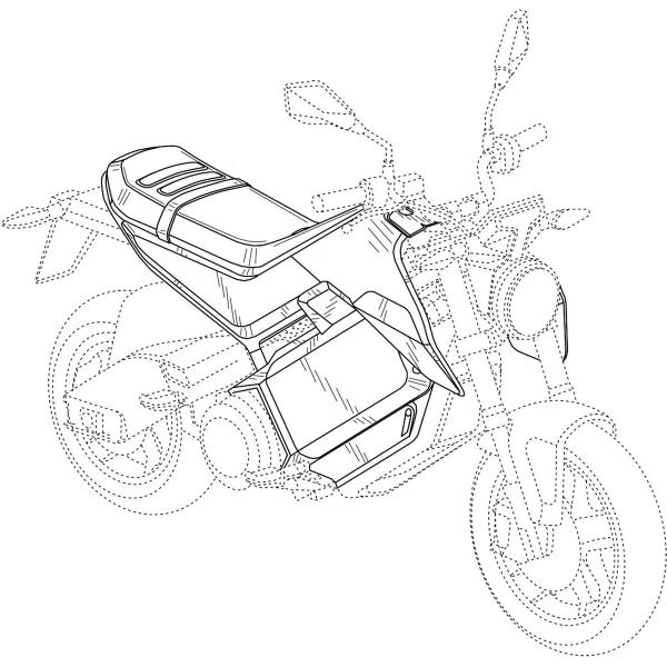 Dépôt d'un brevet pour une moto électrique