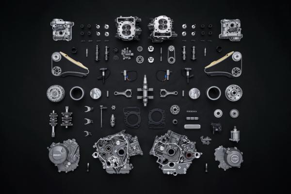 Les composants internes du nouveau moteur 890cc de Ducati