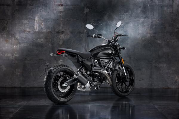 L'arrière du Scrambler Icon Dark