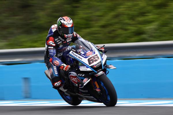 Jonathan Rea en action à Jerez