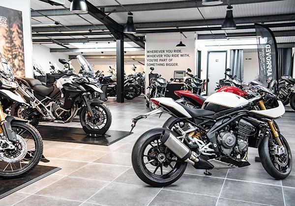 Un centre de service moto