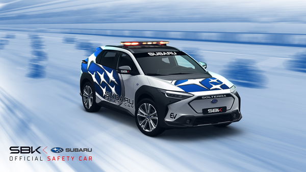 La Subaru Solterra devient la première voiture de sécurité EV WorldSBK