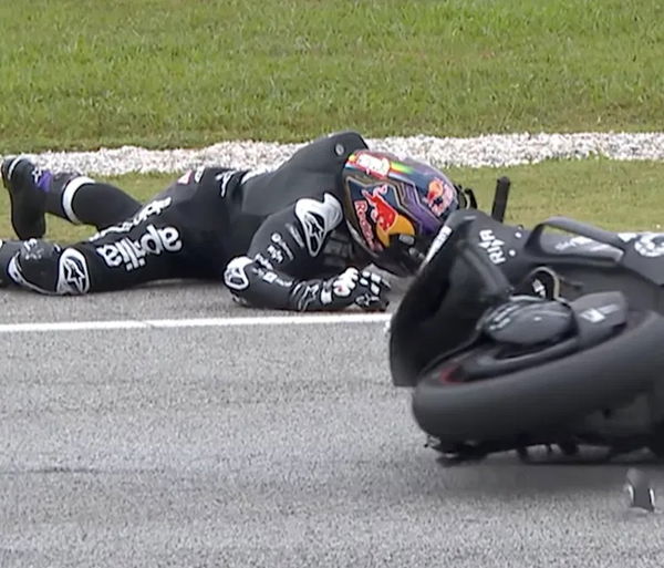 Crash de Jorge Martin