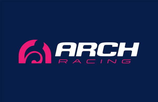 Logo de course en arc