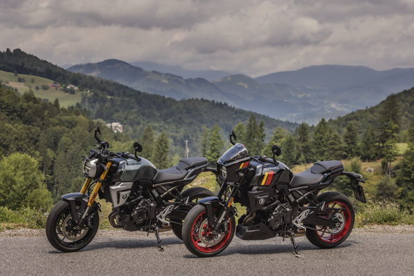 Le GSX-8T (à gauche) et GSX-8TT (à droite)