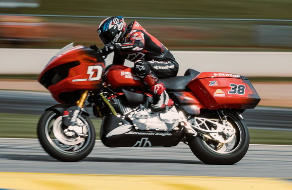 Le vélo de course Harley-Davidson x Motogp