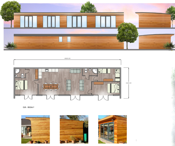 Dessins de planification montrant le développement