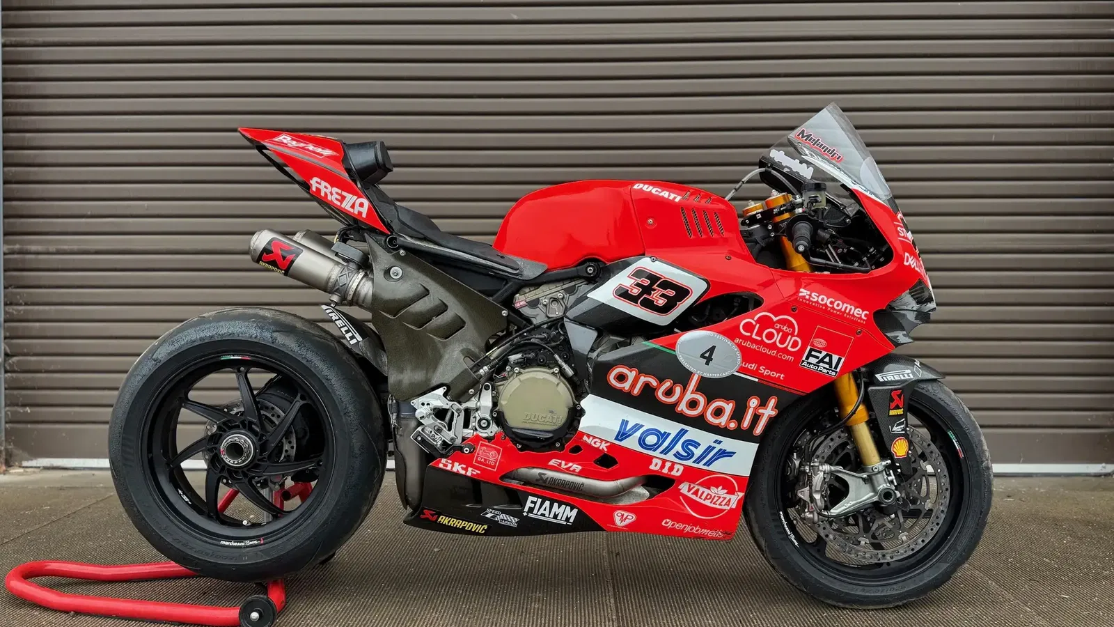 L'ancienne machine de Marco Melandri WorldSBK sera mise aux enchères