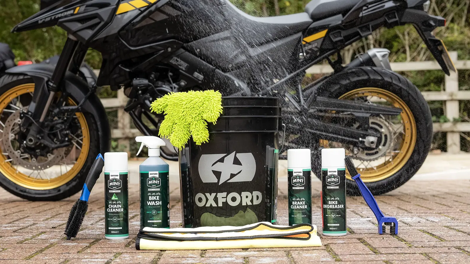 Oxford dévoile le kit d'entretien de vélo Mint Cleaning XL