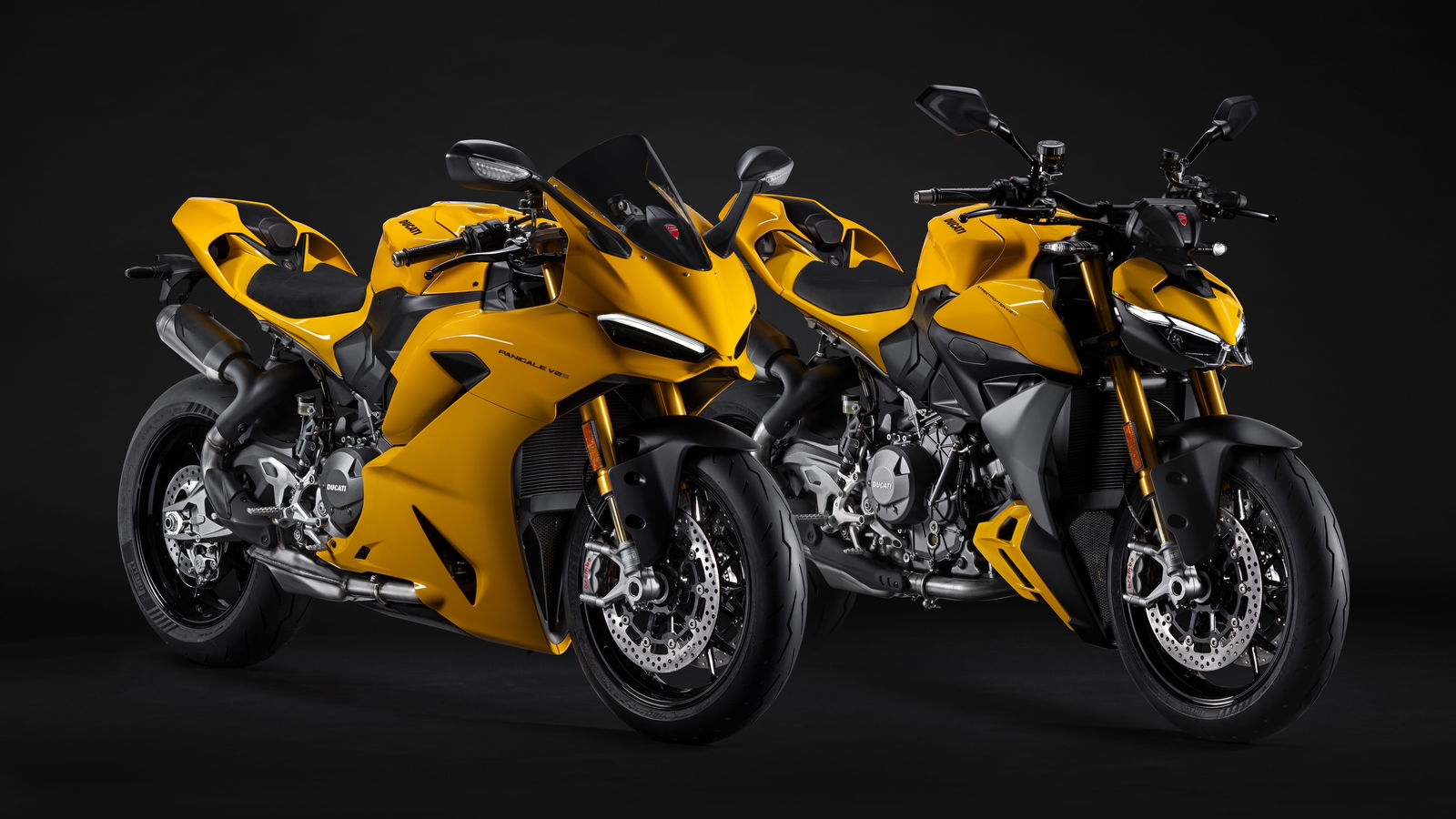 Ducati dévoile les Panigale V2 S et Streetfighter V2 S jaunes 2026