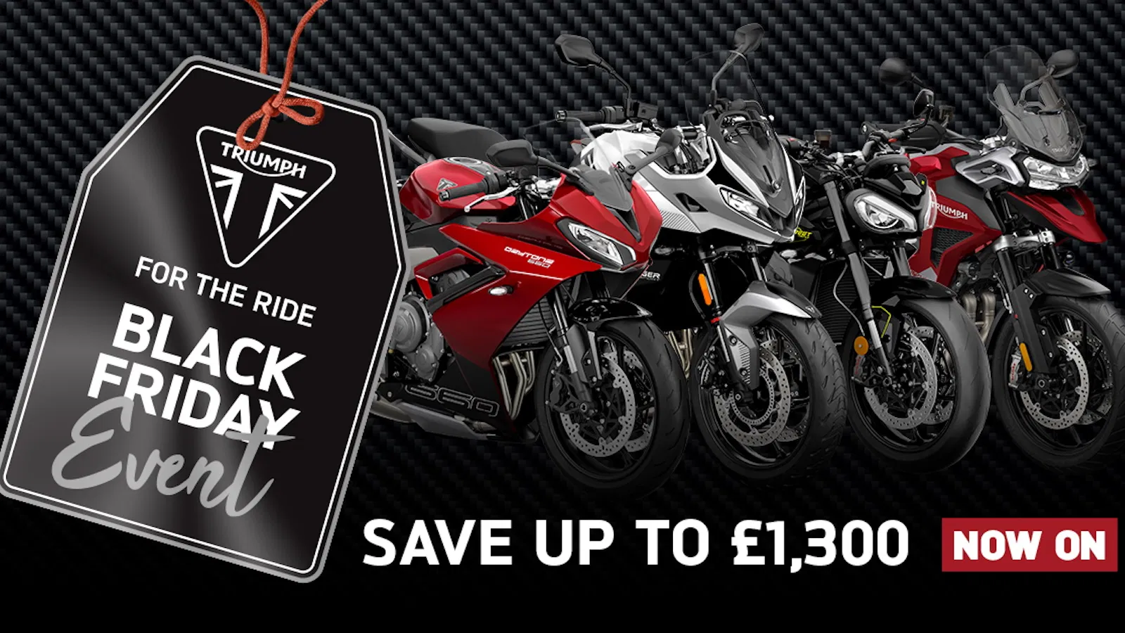 Vente du Black Friday de Triumph Motorcycles