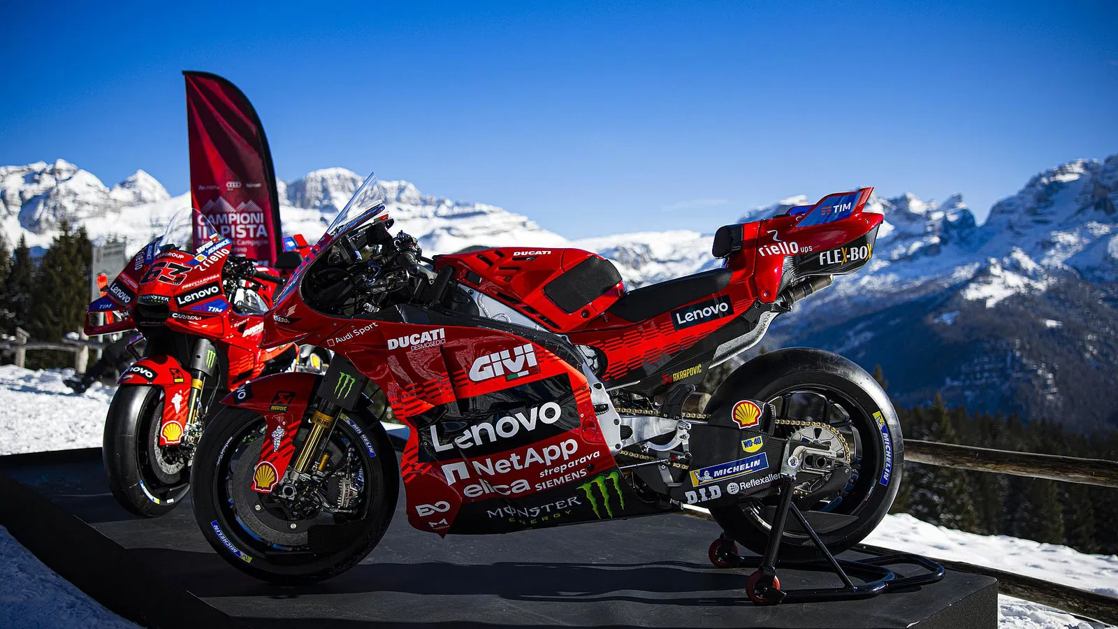 Ducati confirme le lancement de Madonna di Campiglio pour l'équipe MotoGP 2026