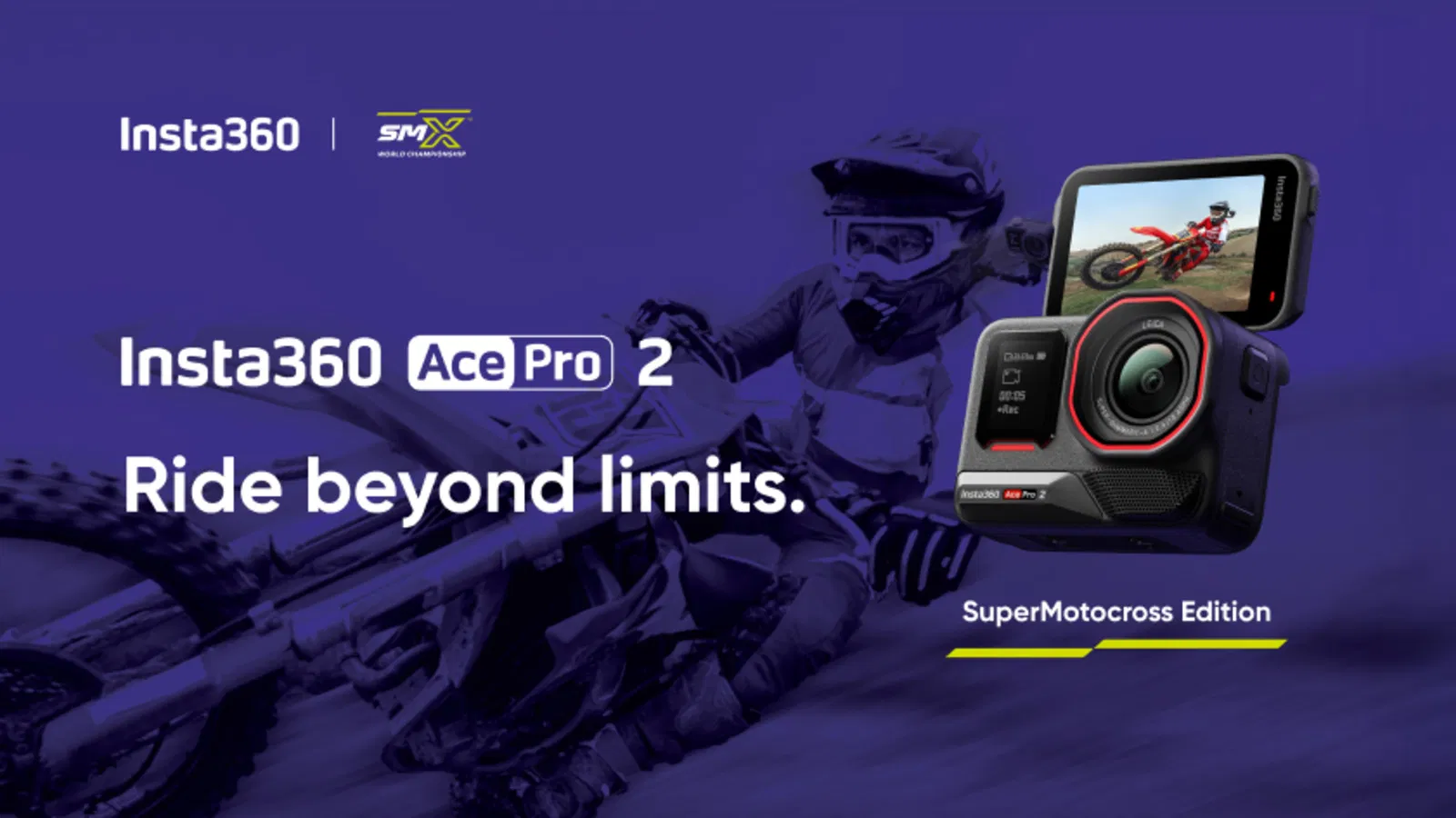 Le pack Insta360 Ace Pro 2 SuperMotocross Edition dévoilé