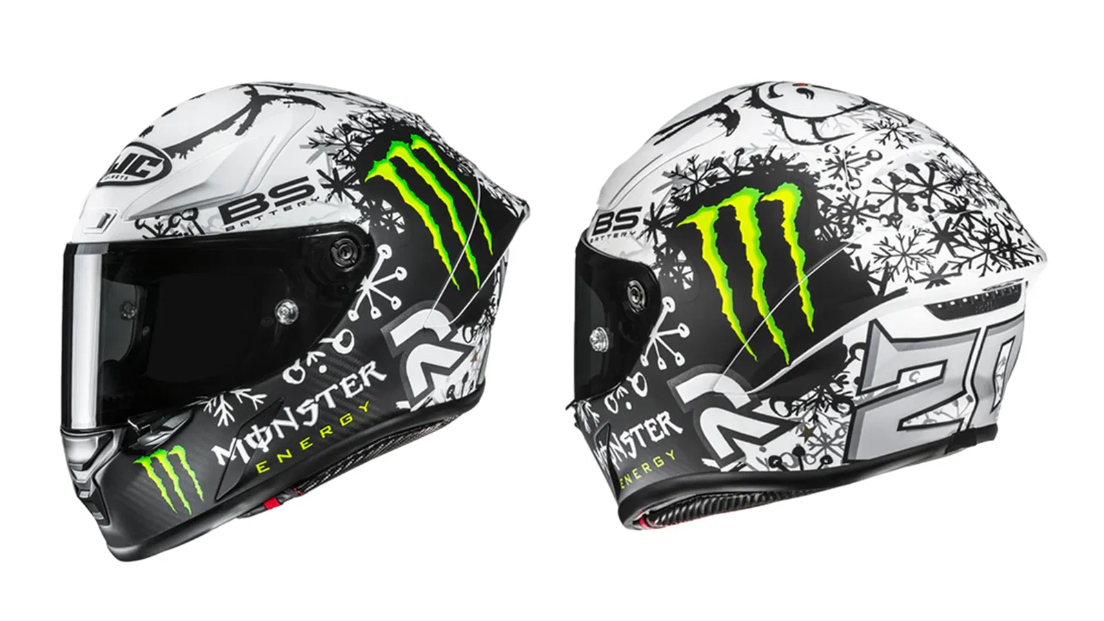 Caractéristiques du design Fabio Quartararo MotoGP sur le nouveau casque HJC