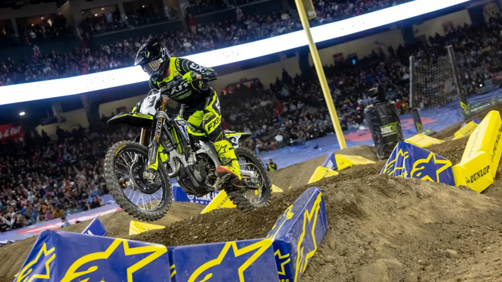 La Triumph TF 450-X termine ses débuts en AMA Supercross 450 malgré les premières frayeurs