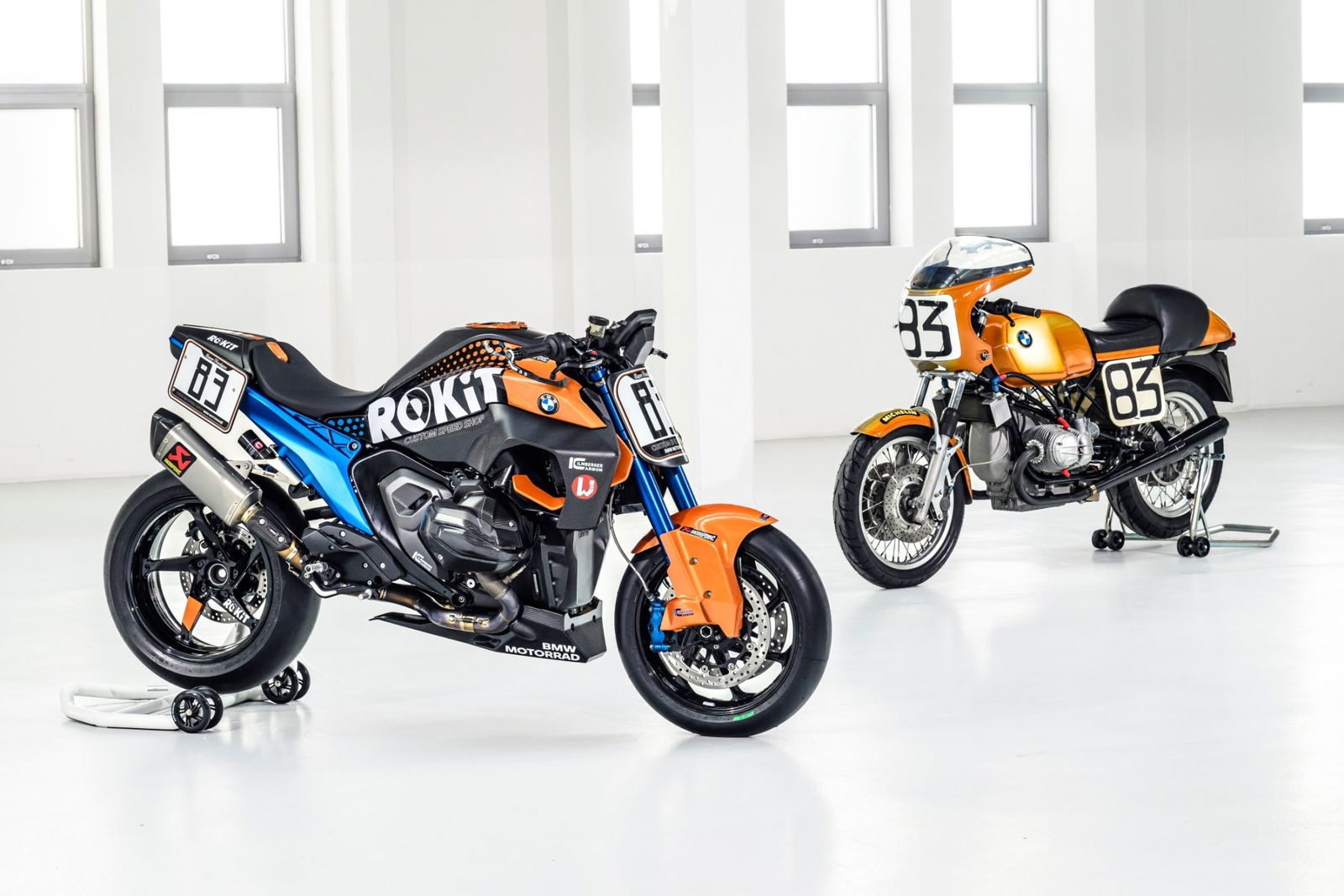 BMW R1300 R Superhooligan avec la R90 S