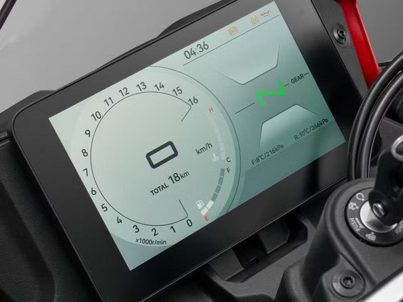 Le tableau de bord du SRK 421 RR