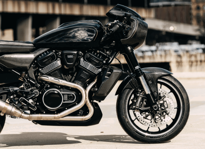 Le nouveau café racer RMCR. Crédit photo - Harley-Davidson
