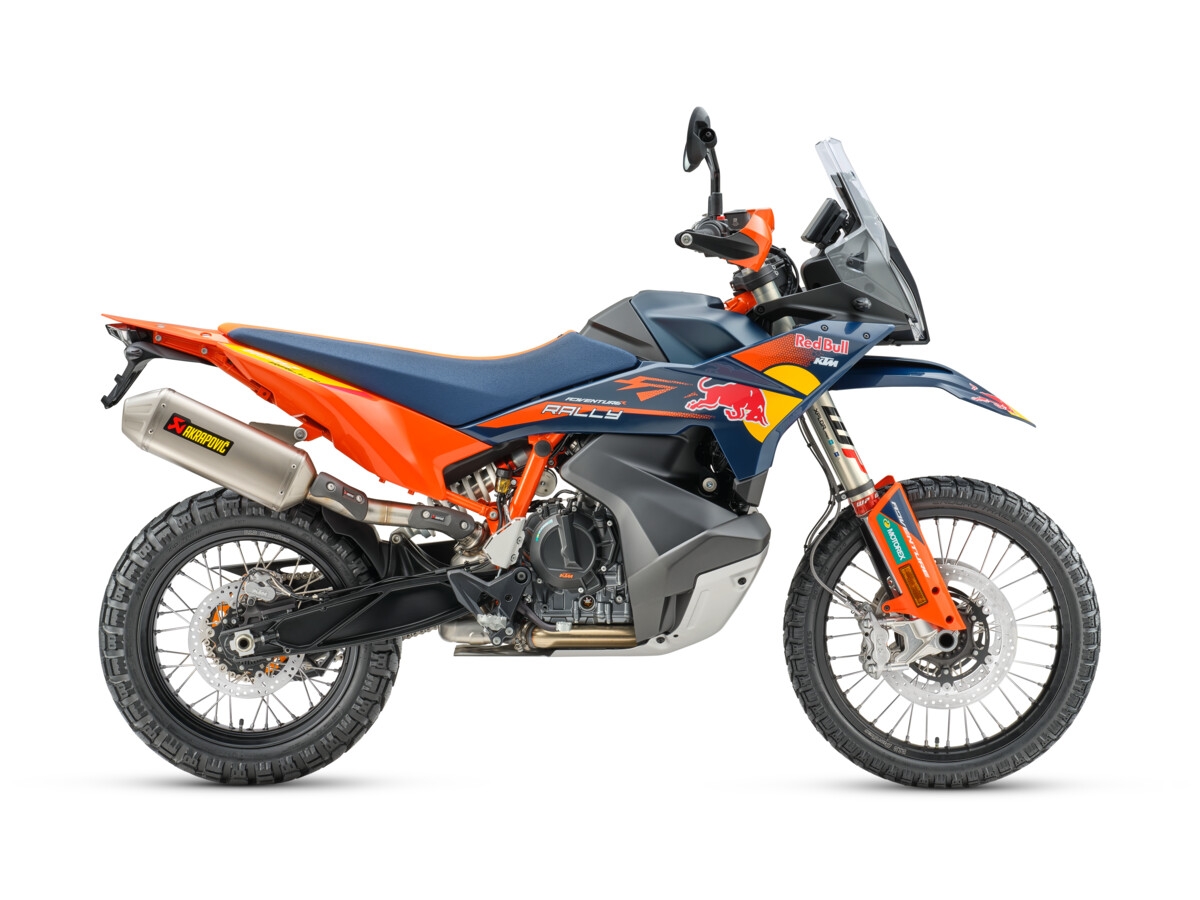 Plan statique de la nouvelle 890 Adventure R Rally