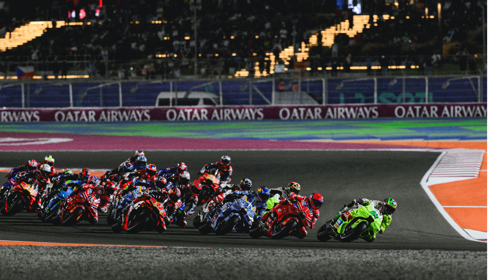 2025 Qatar MotoGP race. Photo credit - Gold and Goose
