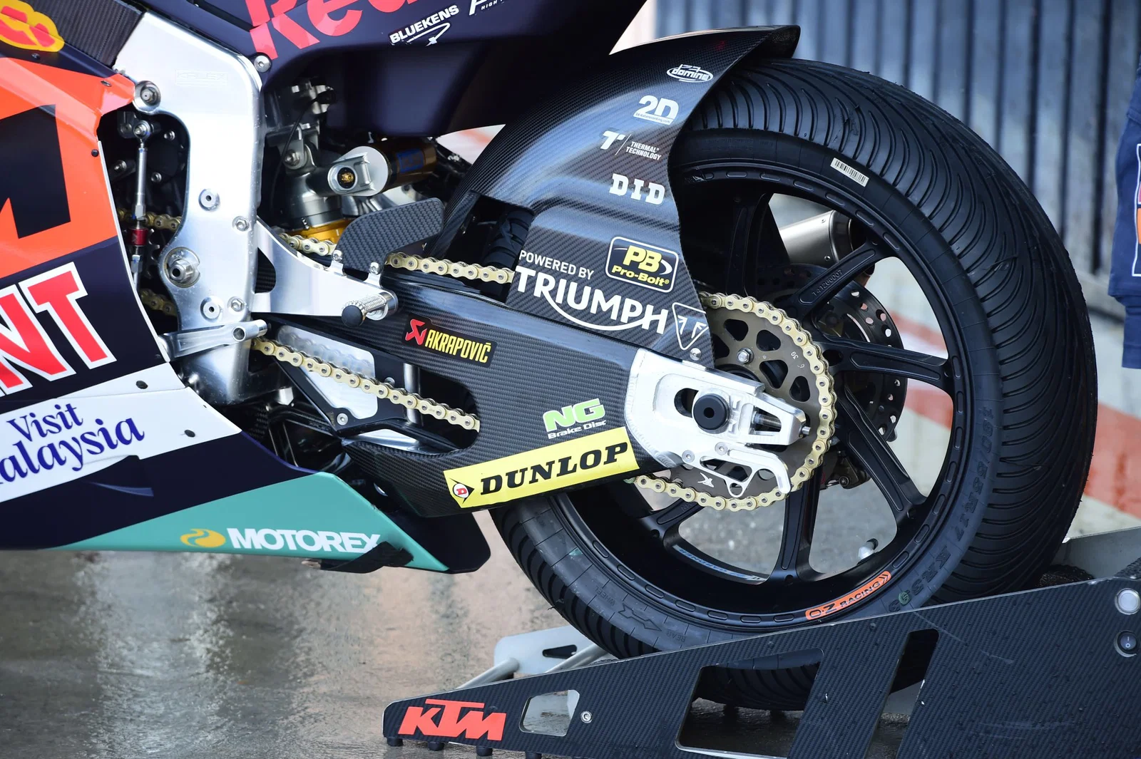 Un bras oscillant Moto2