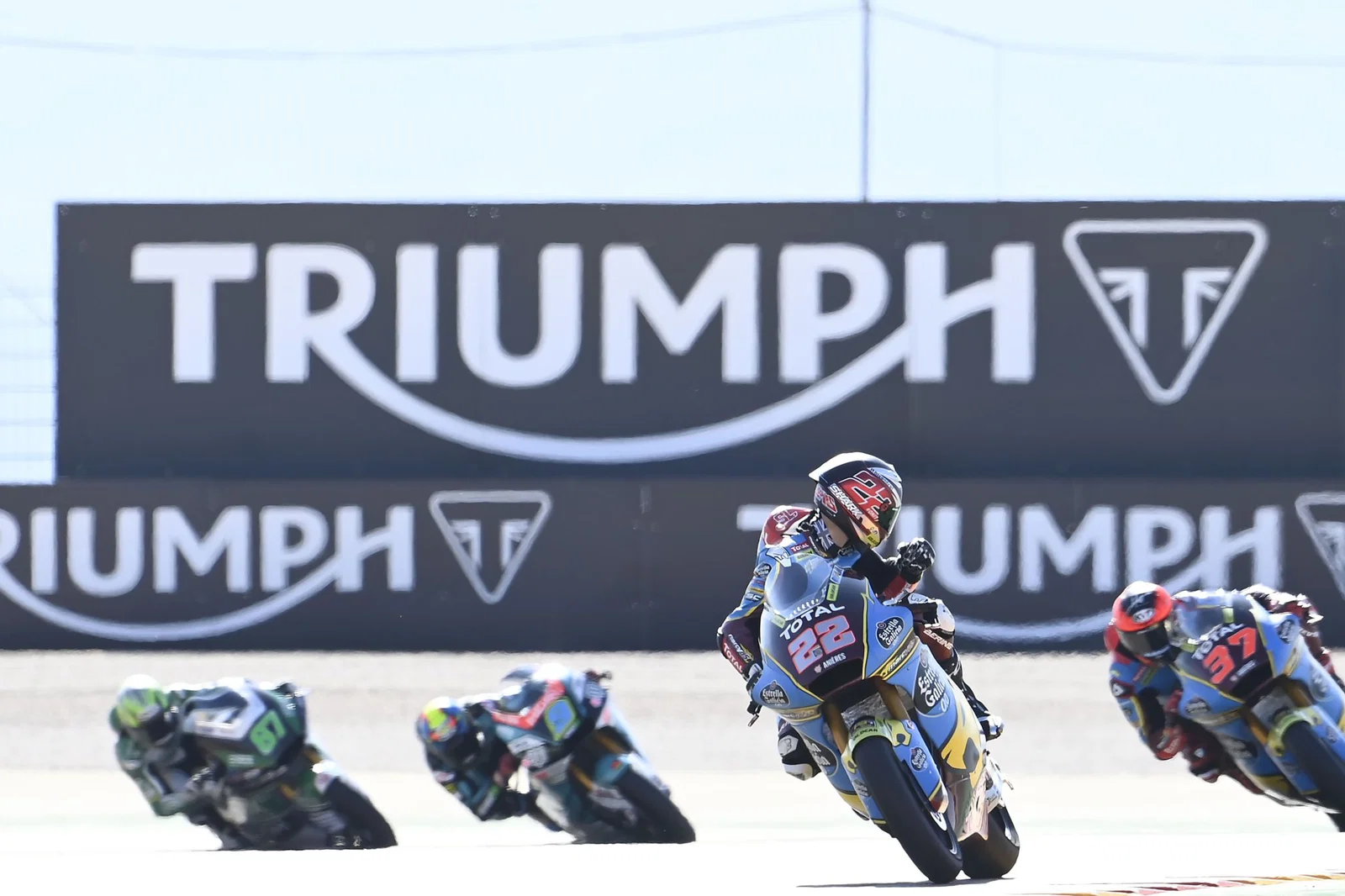 Une course Moto2 
