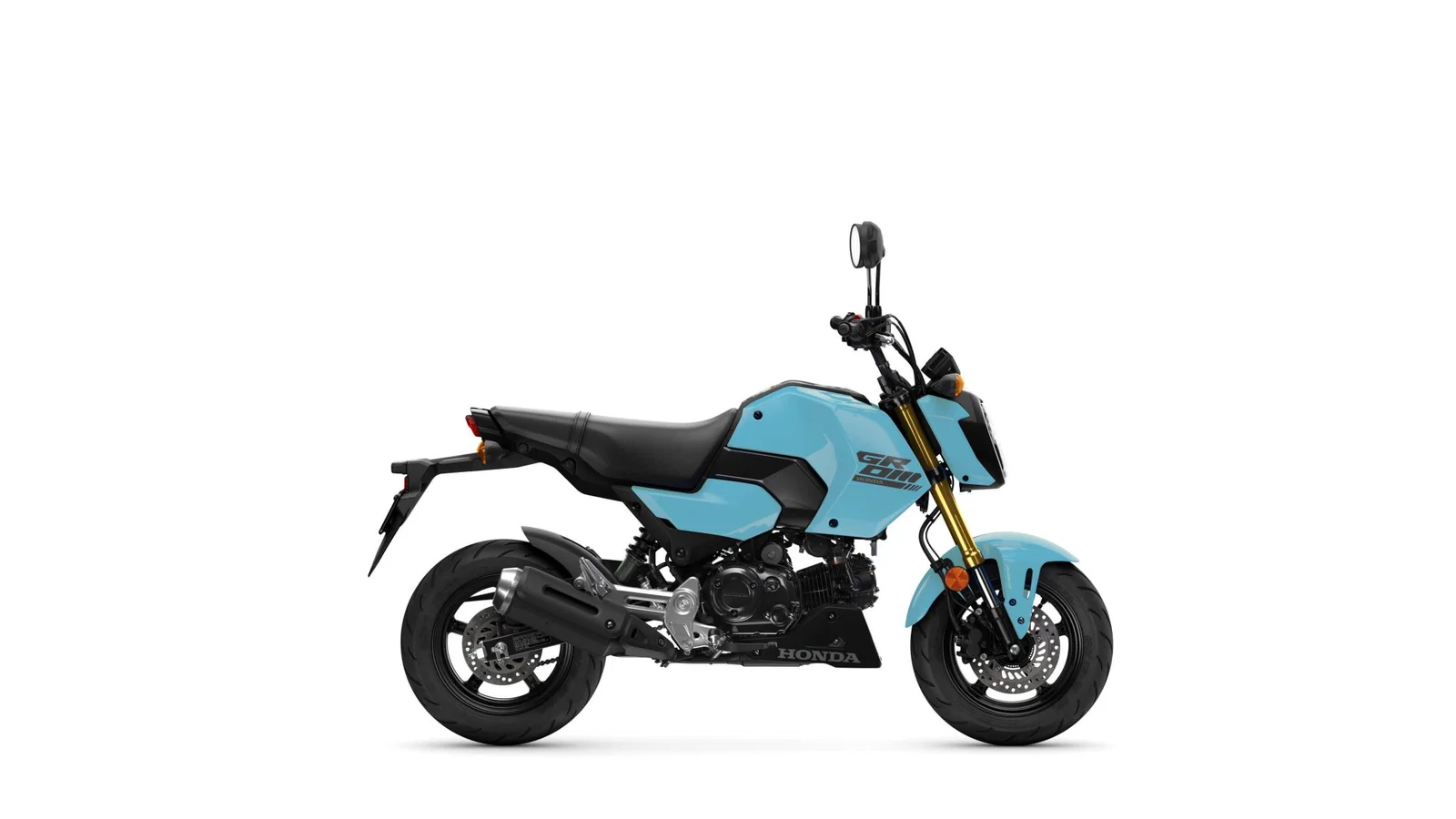 Honda Grom rafraîchie avec une option de couleur bleue.