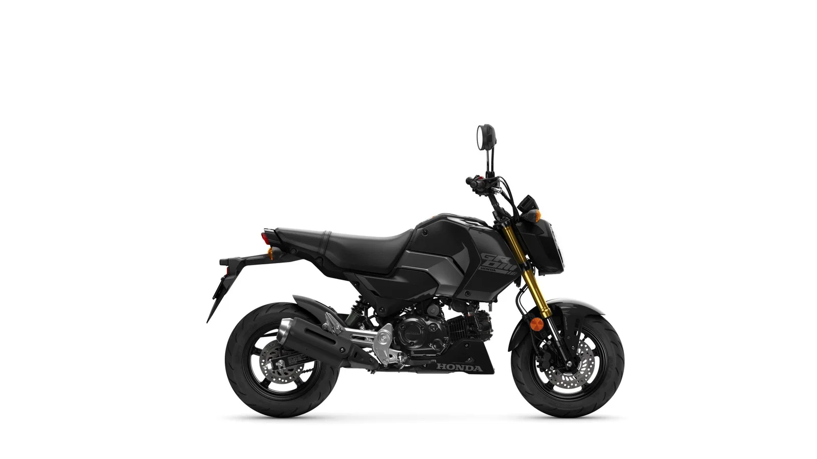 La troisième et dernière nouvelle couleur est le noir pour la Honda Grom 2026.