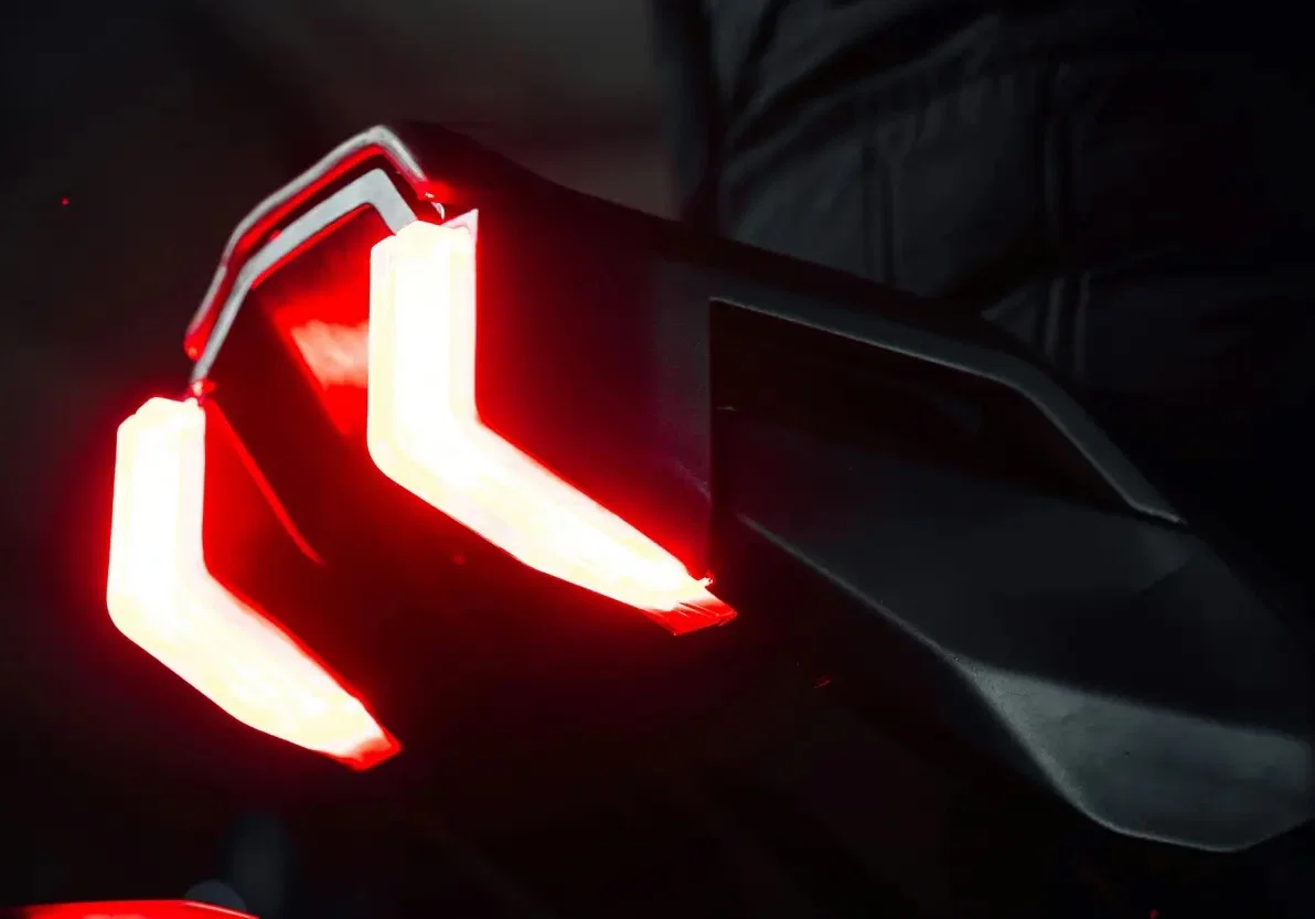 le feu arrière du Lompico Concept est tout aussi futuriste