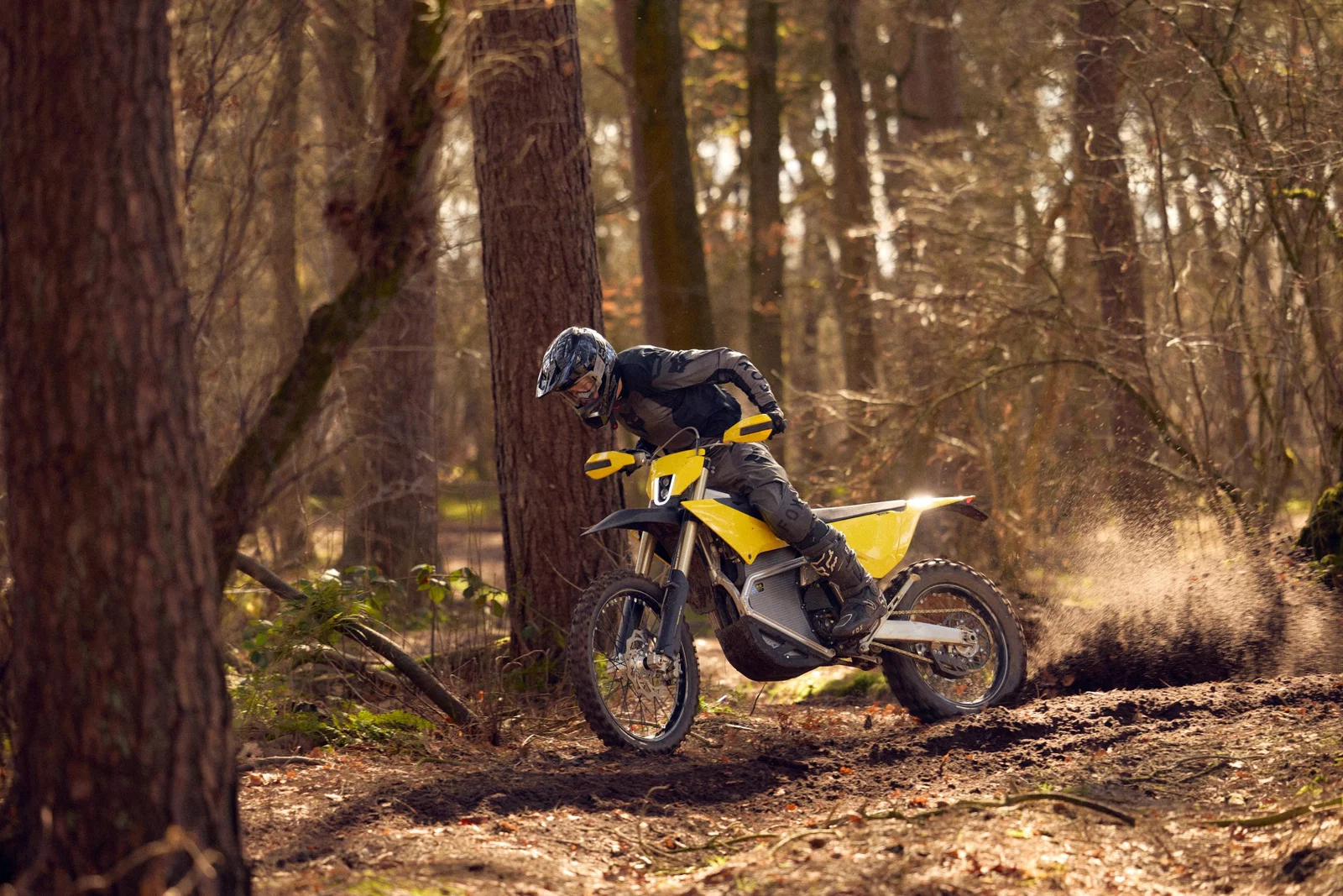 Conduire le Radian EXR dans les bois