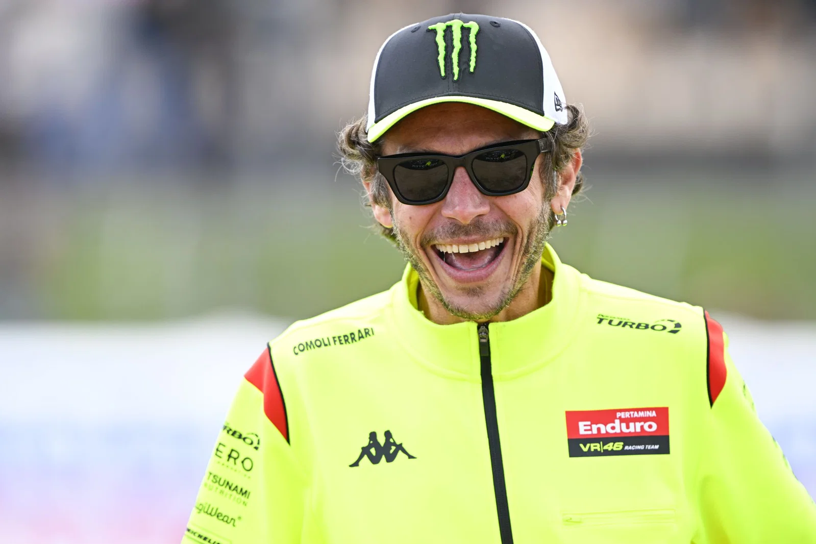 Valentino Rossi lors d'un événement MotoGP en 2026. Crédit : Gold and Goose.