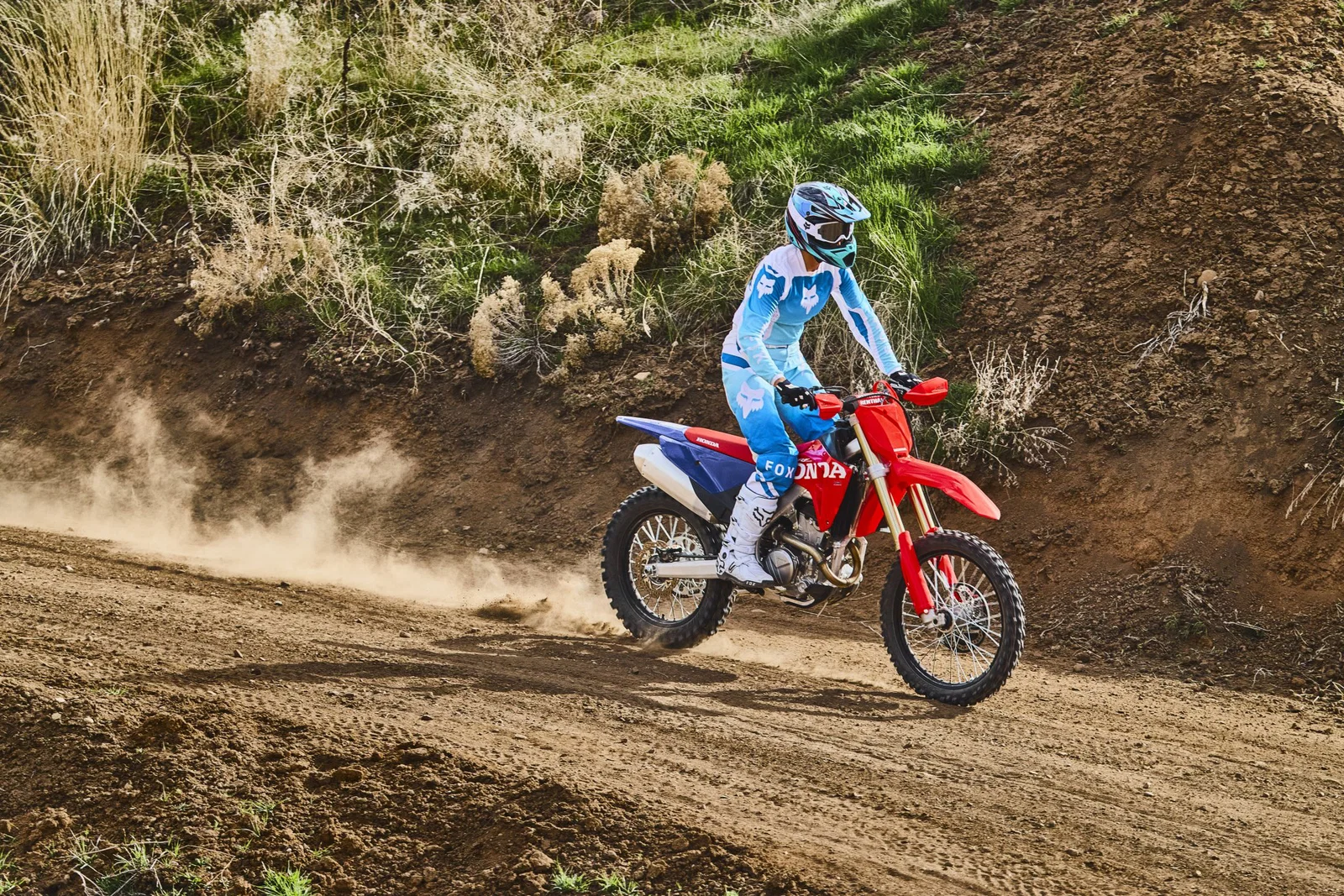 Nouvelle Honda CRF250RX en tout-terrain.
