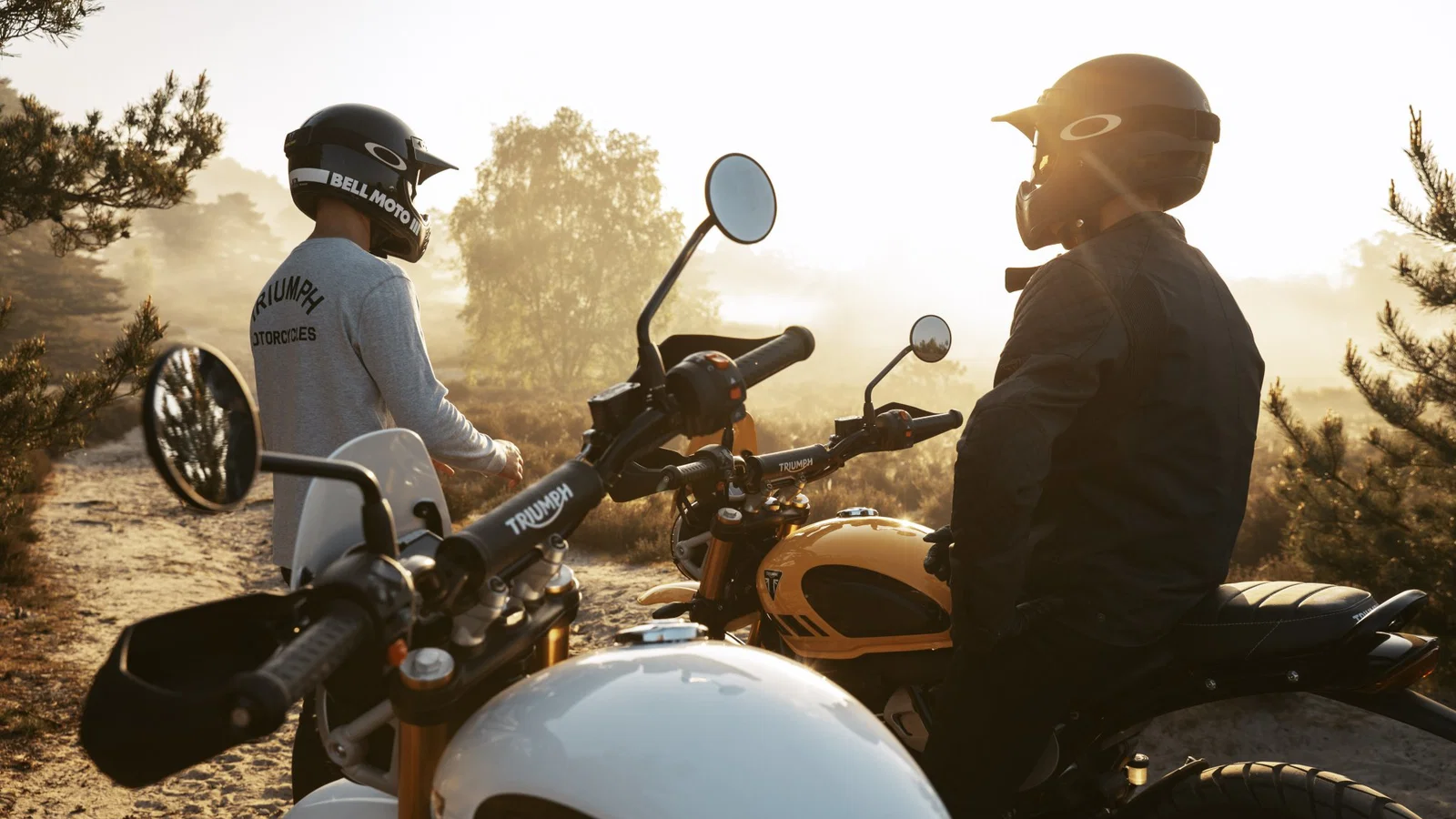 Triumph Scrambler 400 XC motorcycles.