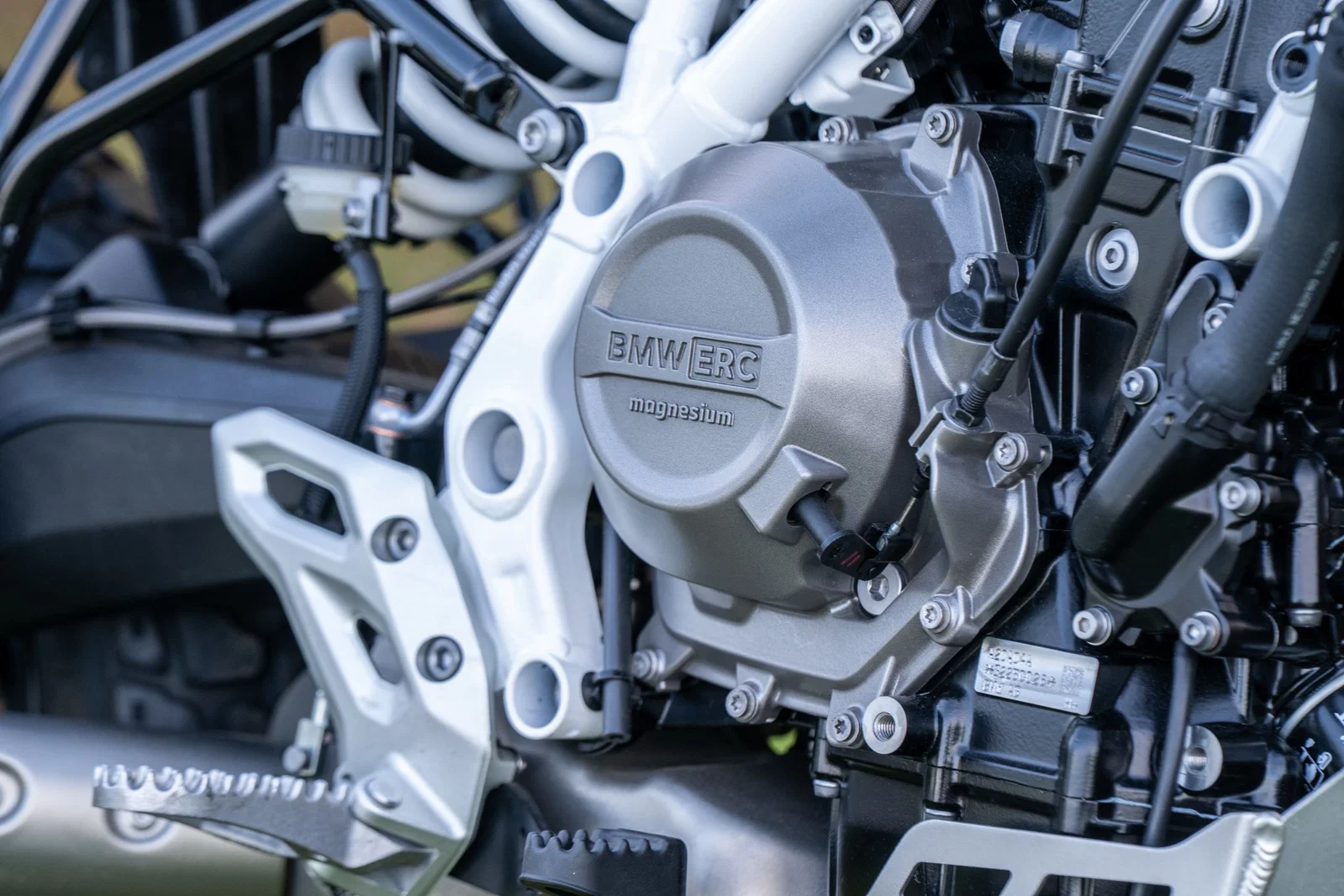 Le moteur de la BMW F450 GS