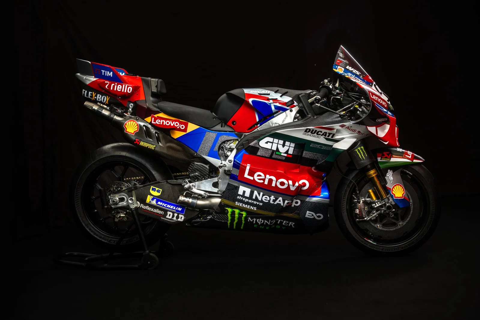 La moto MotoGP Ducati Collezione 100 édition spéciale