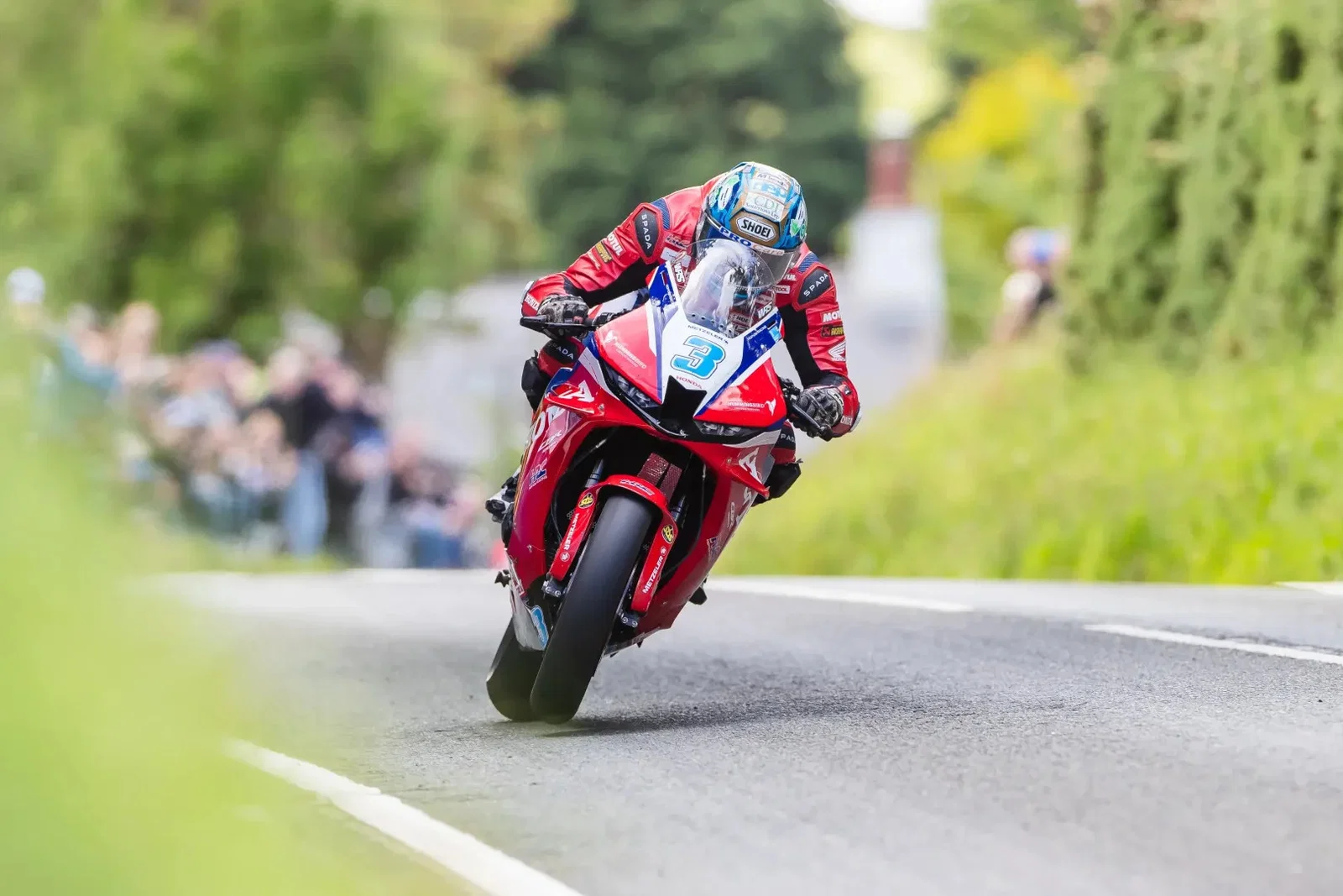 Dean Harrison a terminé deuxième de la Supersport Race 2. Crédit : Isle of Man TT.