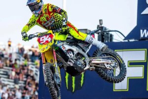 Ken Roczen, nouveau champion de l'AMA Supercross, se rend au festival ABR