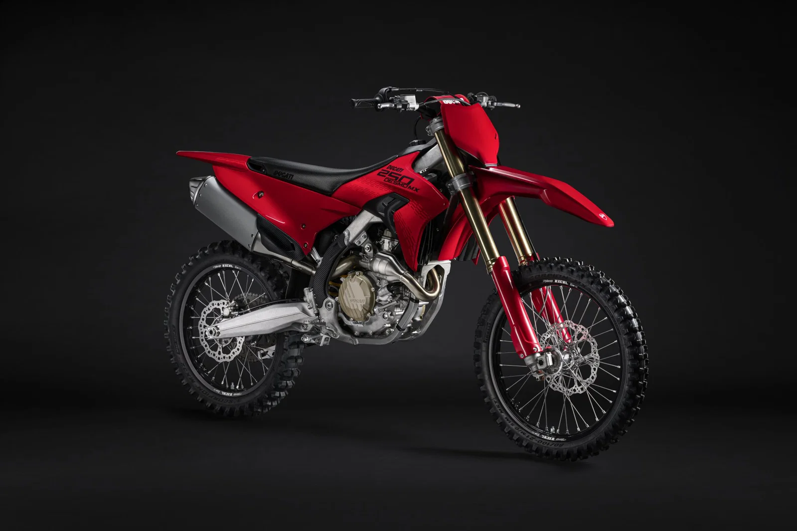 Plan statique de la Ducati Desmo250 MX