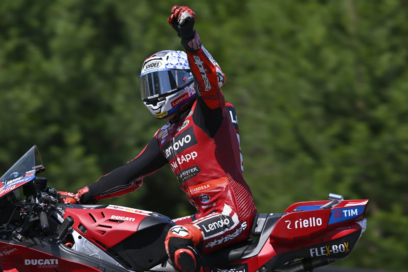 Marc Marquez vainqueur au GP de République tchèque. Crédit : Or et Oie.
